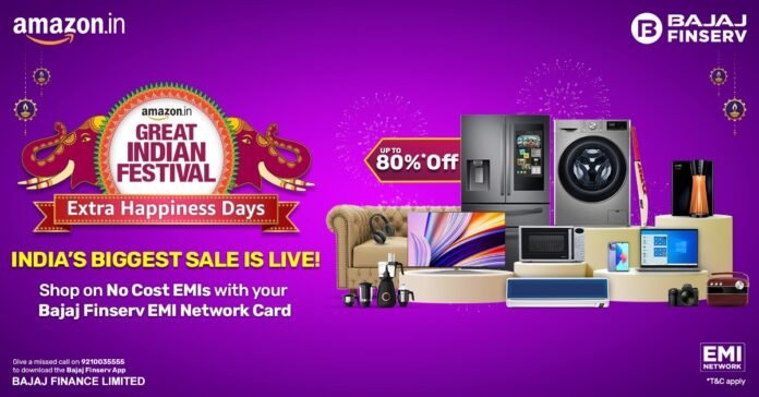Shopping with Bajaj Finserv EMI Card Gets Even More Exciting During the Amazon Great Indian Festival