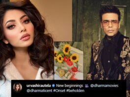Urvashi Rautela signed by Karan Johar’s Dharma Productions