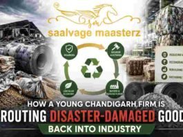 Saalvage Maasterz, Chandigarh salvage firm, disaster-damaged goods, circular economy India, salvage management