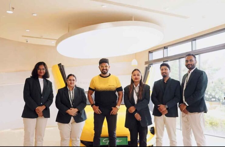 MG Cyberster, MG Select, Dr. Nandiki Gangadhar Reddy, First MG Cyberster owner , Electric sports car India, Sustainable mobility, EV innovation, Dongyue Engineering CEO,