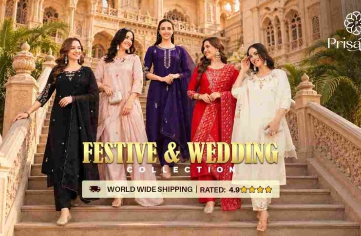 Prisachi, Prisachi Ethnic Wear, Indian Ethnic Wear, Ethnic Wear, Indian Fashion, Wedding Wear, Festive Wear, Zardozi, Chikankari, Mirror Work, Anarkali, Sharara Set, Kurta Set, Saree, A Line Kurta, Made in India Fashion, Affordable Ethnic Wear, Indian Wedding Fashion, Festive Fashion, Ethnic Fashion Online, Indian Diaspora Fashion, Women’s Fashion